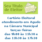 Atendimento Eleitoral em Agudo