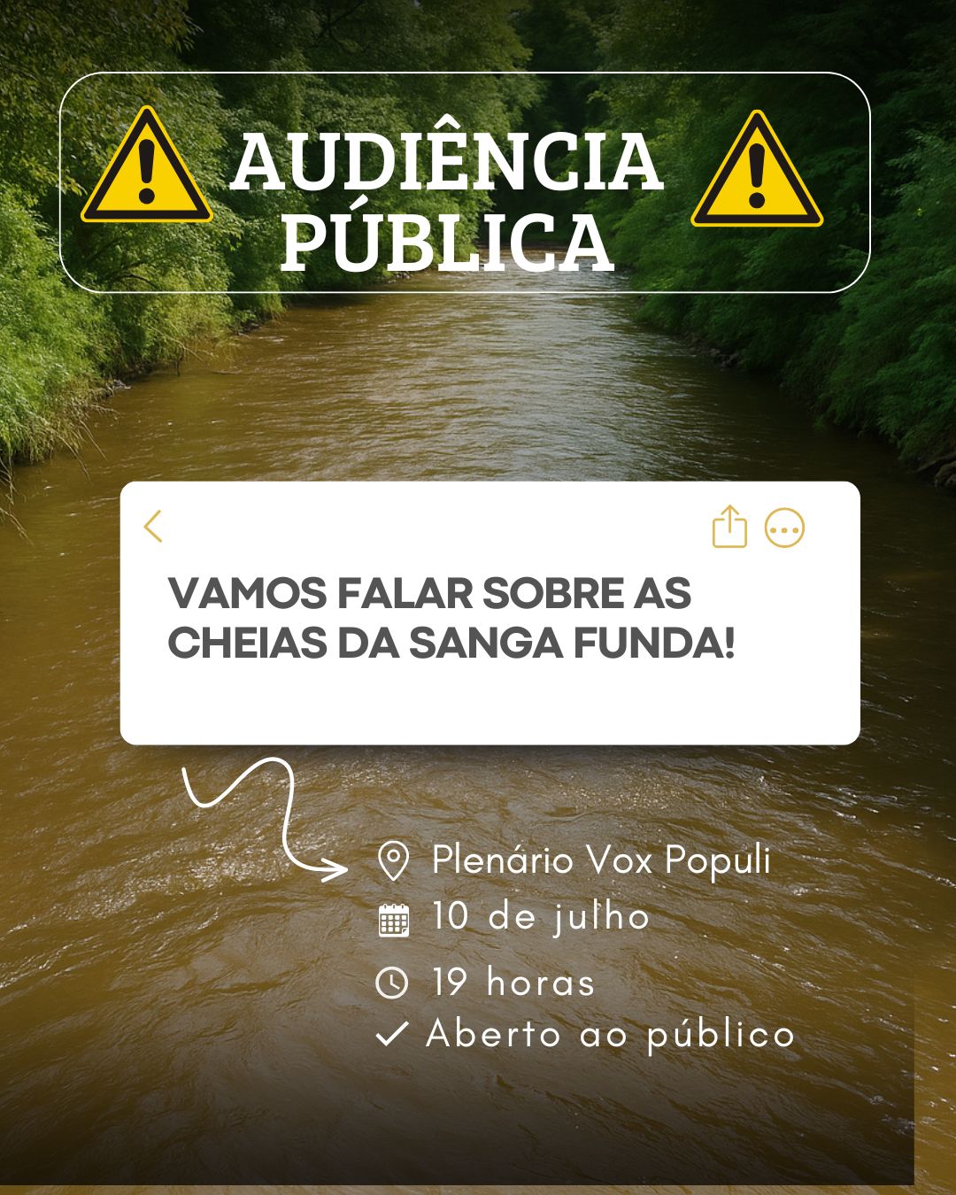 CONVOCAÇÃO PARA AUDIÊNCIA PÚBLICA